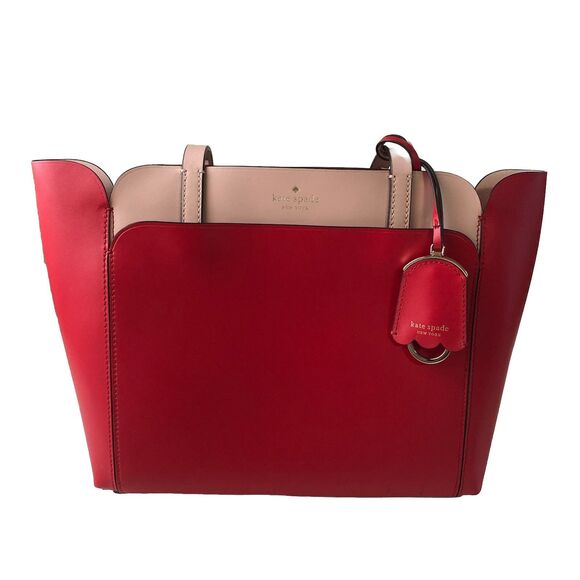 Kate Spade New York Small Red/Pink Tote - Picture 2 of 16